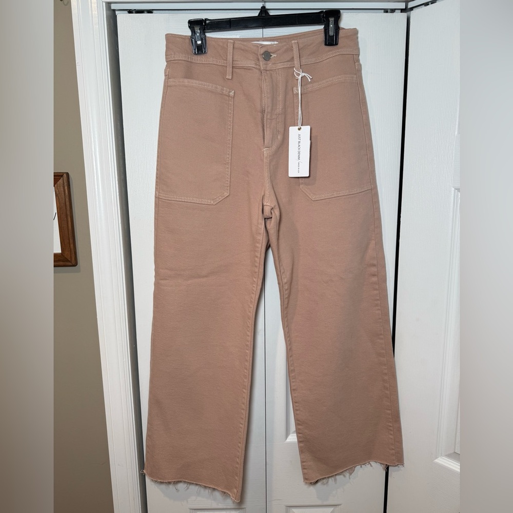 Just Black High Rise Women Jeans in Tan